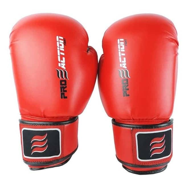 Guantes boxeo rojo Pro Action 14 oz